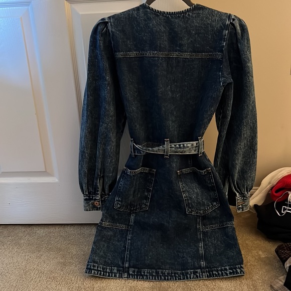 NWT Jonathan Simkhai Denim Mini Dress - Picture 2 of 2